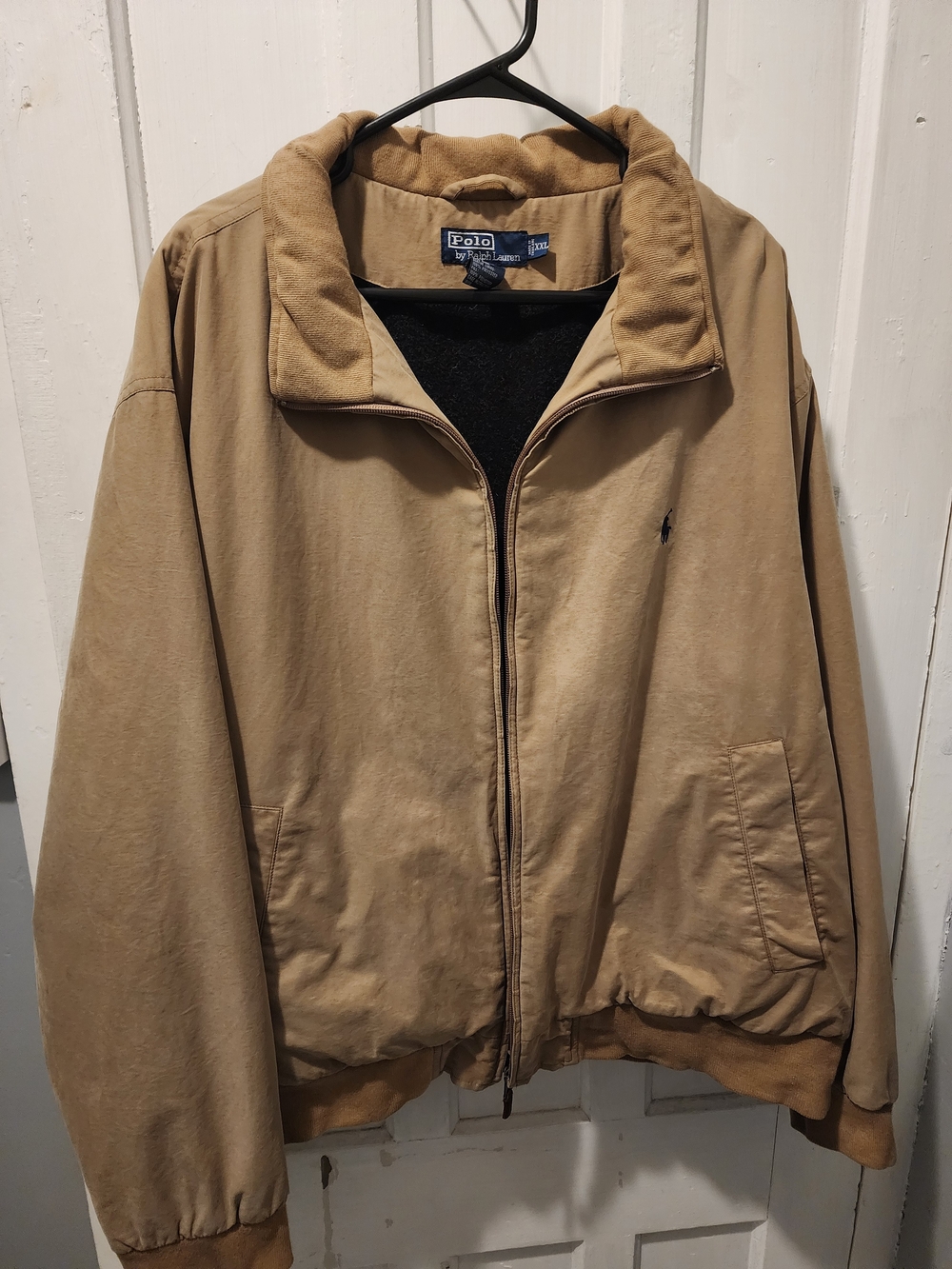 Polo by Ralph Lauren Men's Tan Zip-Front Jacket